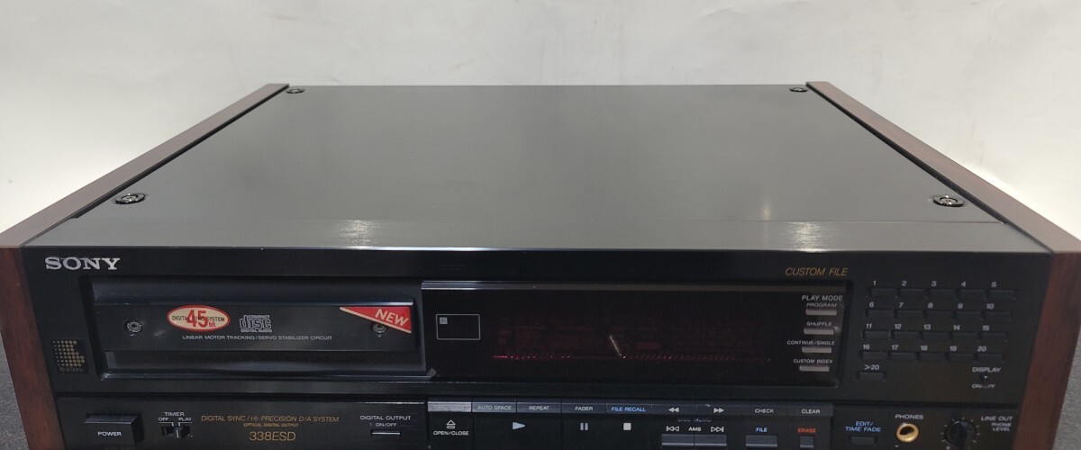 SONY Sony CDP-338ESD CD плейер дистанционный пульт, есть руководство пользователя . рабочее состояние подтверждено..