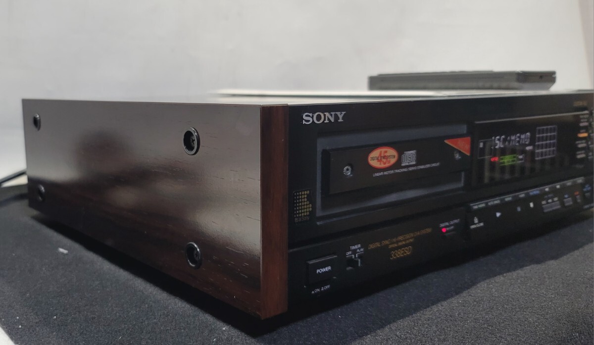 SONY Sony CDP-338ESD CD плейер дистанционный пульт, есть руководство пользователя . рабочее состояние подтверждено..