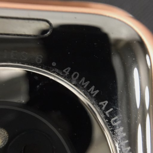 1円 Apple Watch Series6 40mm GPS+Cellularモデル M0DP3J/A A2375 ゴールド スマートウォッチ 本体の画像6