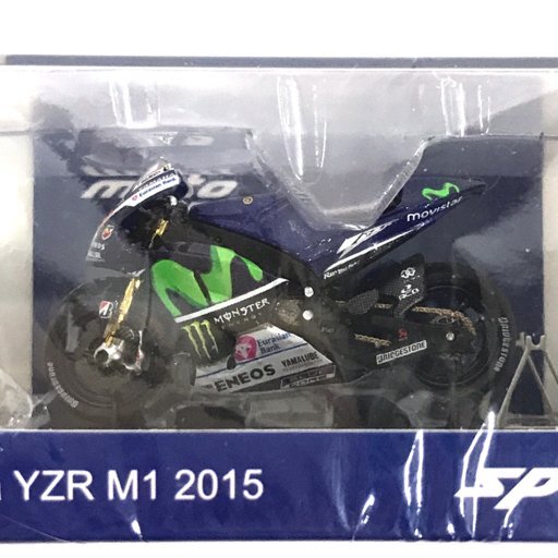 スパーク 1/43 Yamaha YZR M1 #99 Movistar Yamaha MotoGP Winner Spanish GP Valencia World Champion 2015M43001の画像2