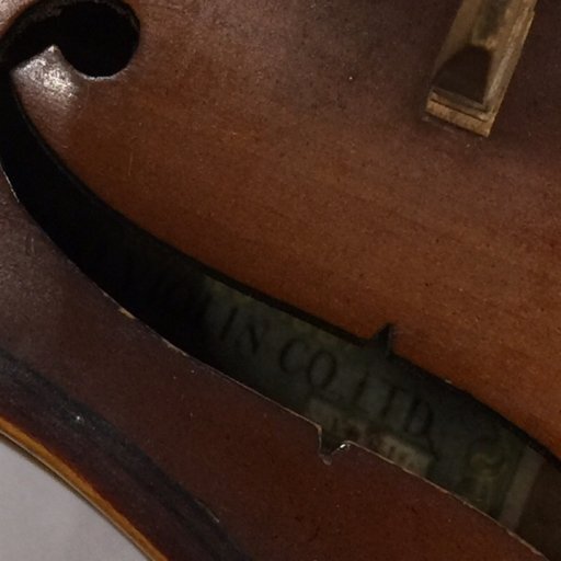 1円 スズキ バイオリン 弦楽器 サイズ 1/4 1961年製 弓 ケース 等 付属 SUZUKI A11202の画像6