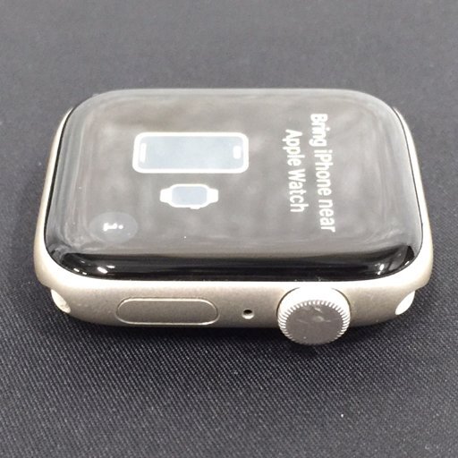 1円 Apple Watch SE 44mm GPSモデル MRE53J/A A2723 スターライト スマートウォッチ 本体の画像4