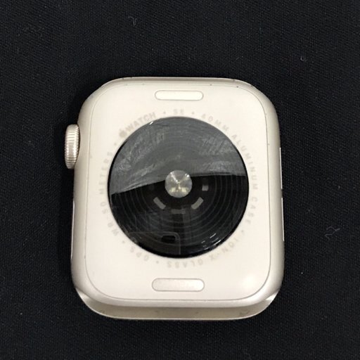 1円 Apple Watch SE2 40mm GPSモデル MNJP3J/A A2722 スターライト スマートウォッチ 本体の画像3