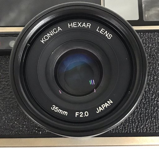 KONICA HEXAR Titanium 35mm F2.0 compact film camera manual focus 