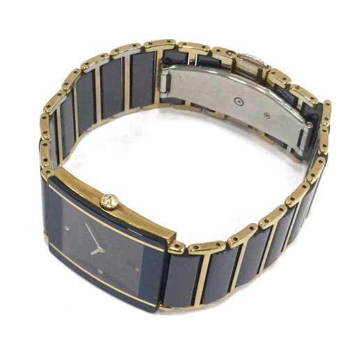 ラドー ジュビリー 4P ダイヤモンド クォーツ 腕時計 160.0281.3 メンズ 未稼働品 ジャンク品 純正ブレス RADO_画像4