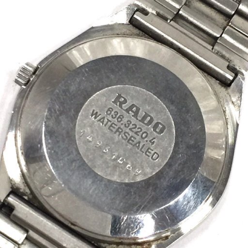 ラドー ボイジャー VOYAGER 自動巻 オートマチック 腕時計 メンズ ホワイト文字盤 稼働品 RADO QR042-309の画像2