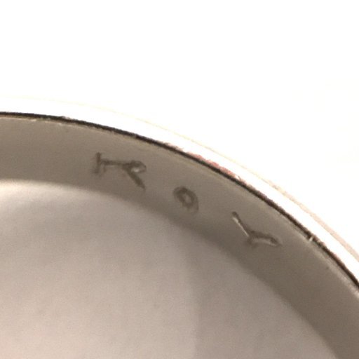 オパール pt900 ダイヤモンド D036指輪 リング 12.5号 総重量約6.8g レディース アクセサリー 鑑別書付き の画像8