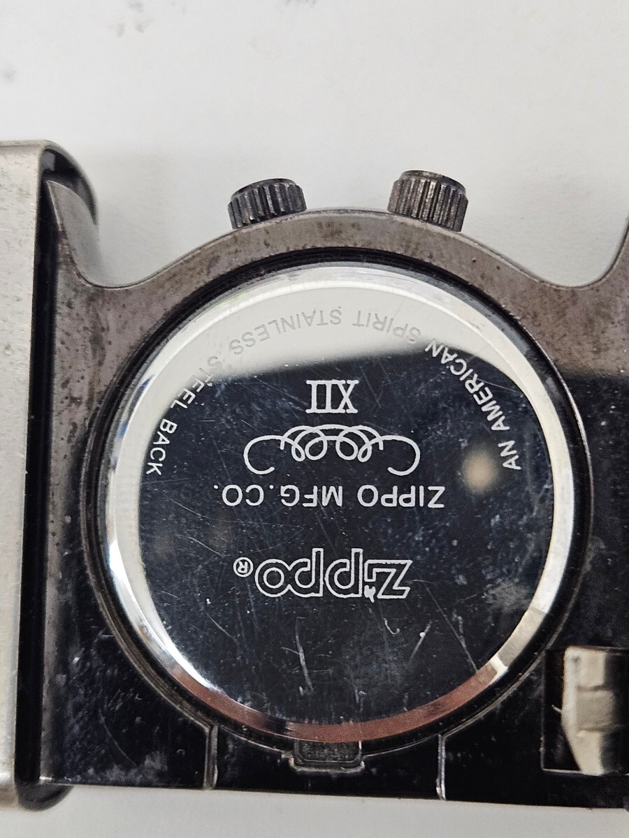 ZIPPO ジッポー 置時計1996年製アメリカンイーグル 稼動品 Zippo ジッポ 置き時計の画像3