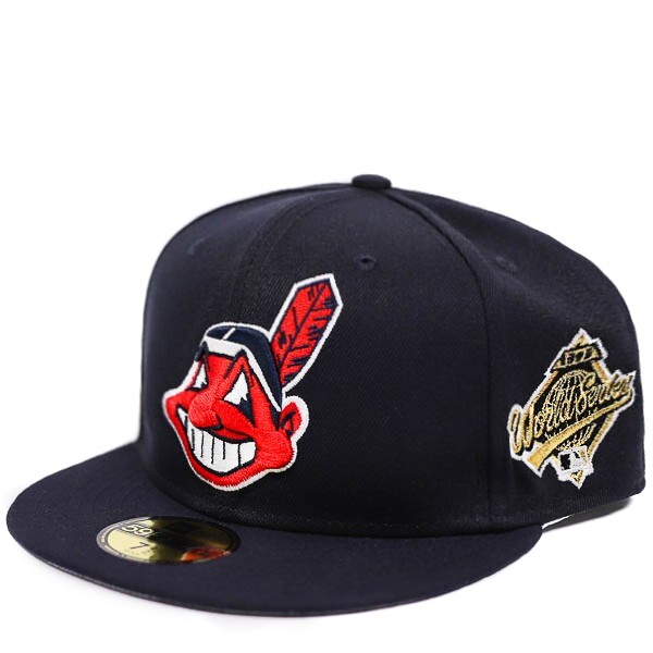 MLB Cleveland Indians クリーブランド インディアンス 野球帽子 NEWERA ニューエラ キャップ150の画像1