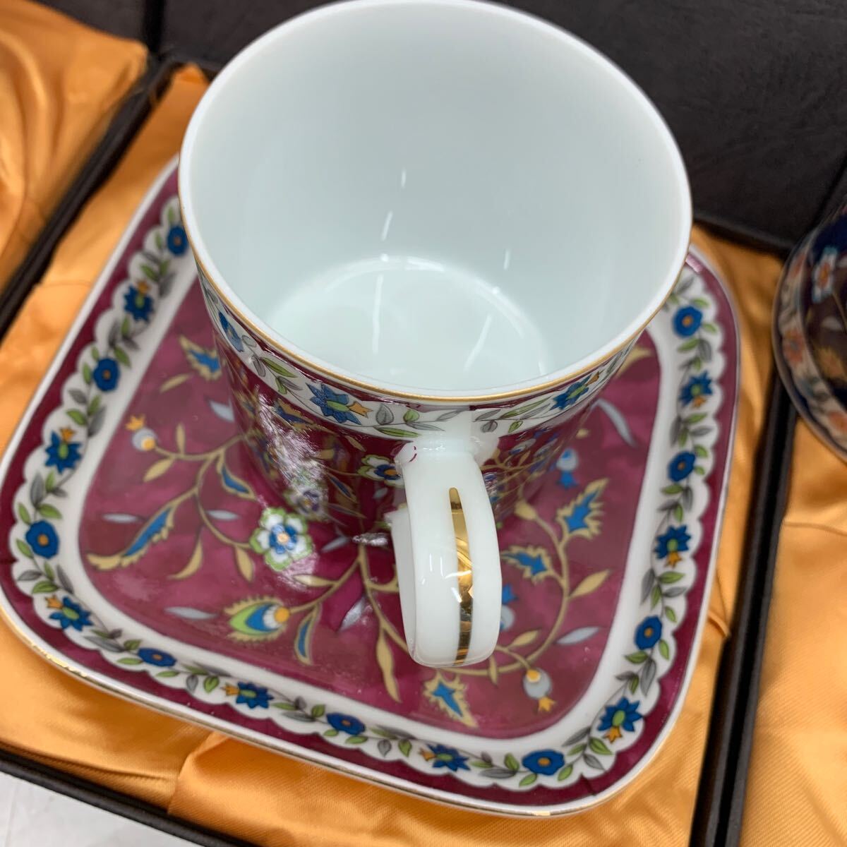 I☆未使用☆カップ ソーサー SILKROAD ティーカップ コーヒーカップ 食器まとめ売り 花柄 ゴールド 洋食器 和食器 インテリア 陶器まとめの画像10
