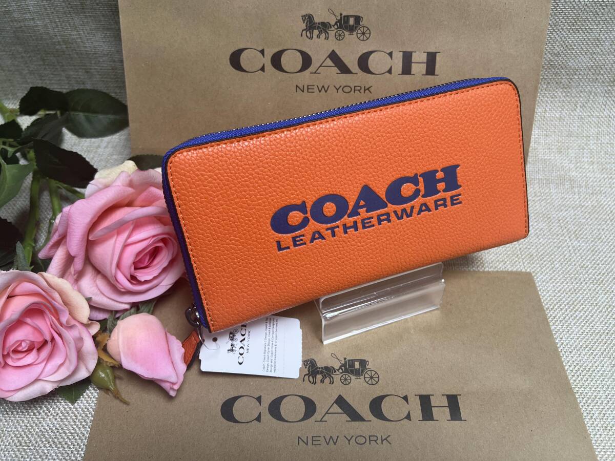 コーチ COACH 長財布 財布 アコーディオン ラウンドファスナー ウォレット ロングウォレット レザー プレゼント 贈り物 ギフト C6699 A078 