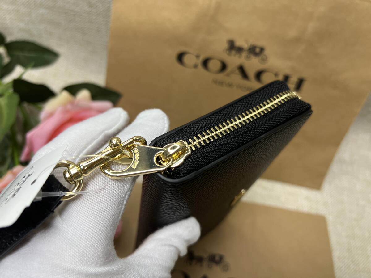 コーチ COACH 長財布 財布 ロングジップ アラウンド ウォレット ペブルド レザー プレゼント 贈り物 ギフト 新品ブランド C4451 A215