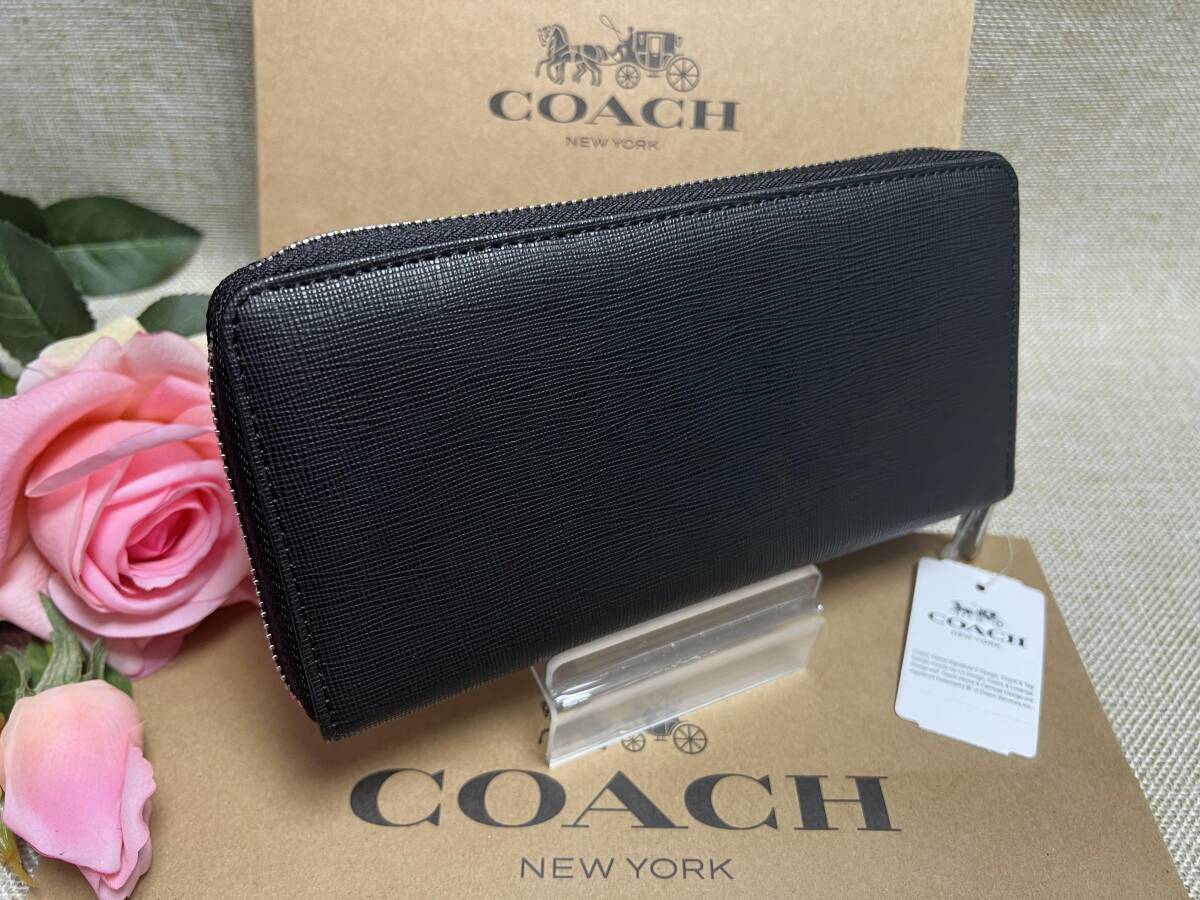 コーチ COACH 長財布 財布 アコーディオン ジップアラウンド ラウンドファスナー レザー プレゼント メンズ 財布 F74769 A173_画像3