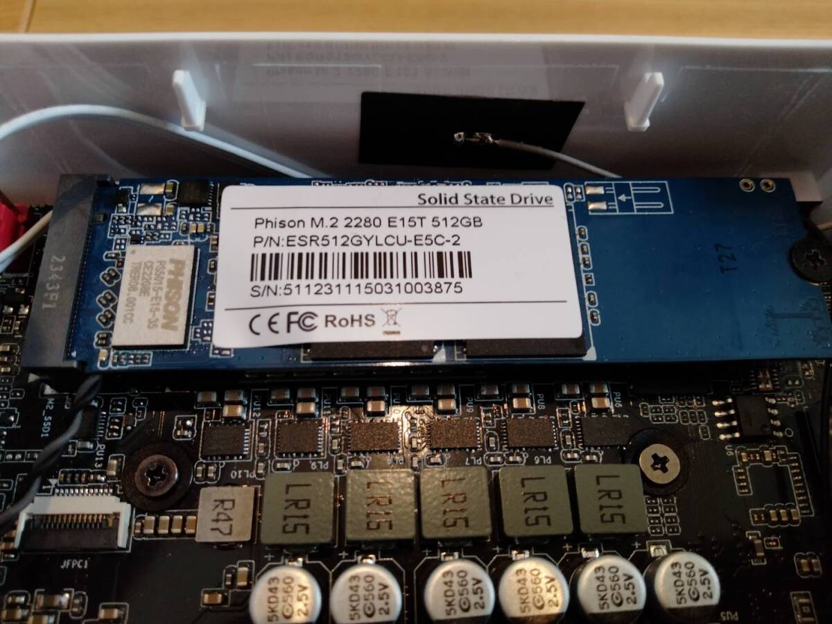 FireBat製 ミニPC Ryzen7 7735HS メモリ16GB SSD 512GB Windows11搭載 小型PC 高速Wi-Fi6+BT5.2 Type-C USB 4.0 ☆ほぼ新品です☆の画像8