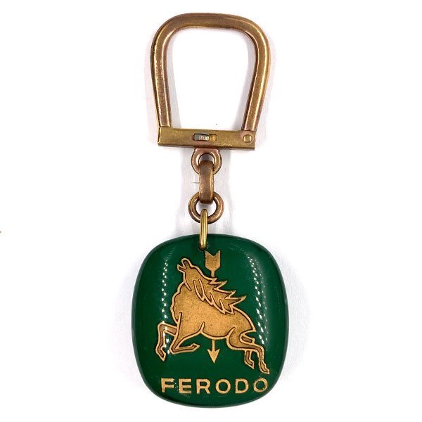 フェロード ブルボン キーホルダー FERODO Bourbon Key ブレーキパッド 鍵 Oil Chain Porte Fob Ring_画像1