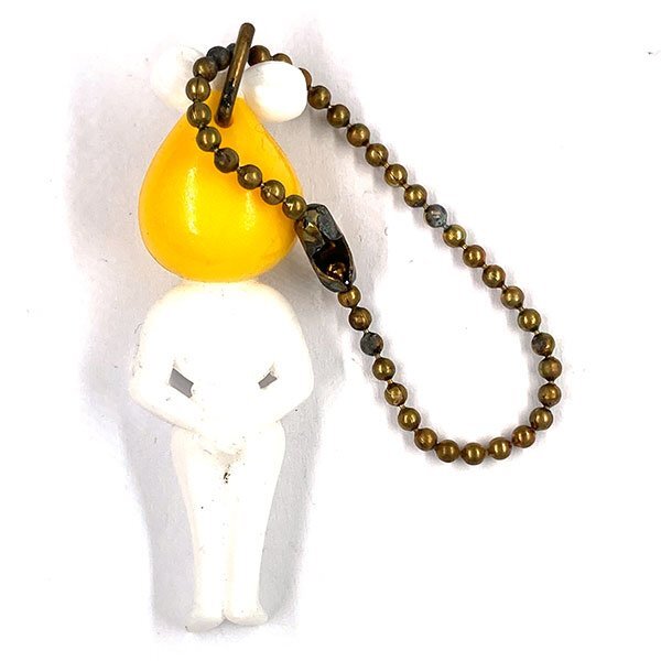 エッソガール ビンテージ キーホルダー Esso Girl Vintage Key Chain Holder Fob Porte オイル ガソリン 石油 Oilの画像2