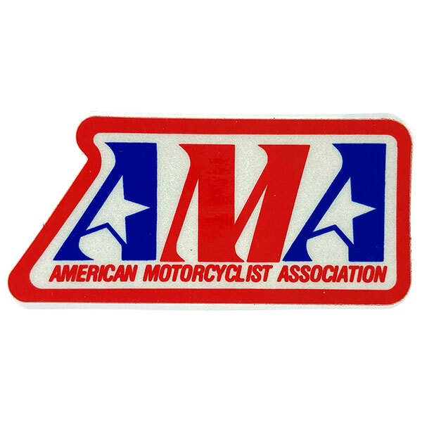 ＡＭＡ ビンテージ ロゴ リフレクティブ デカール AMA Vintage Logo Reflective Decal アメリカモーターサイクル協会 ステッカー シール_画像1