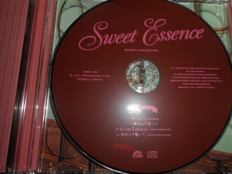 CD+BD 麻倉もも Sweet Essence 初回生産限定盤 新品同様 特典+キャンペーン当選ブロマイド付 TrySailの画像3