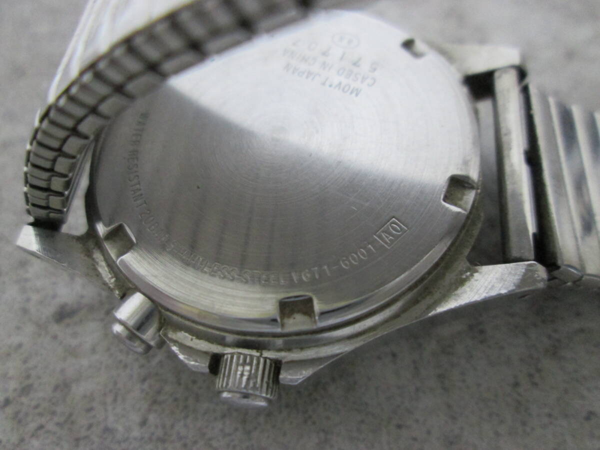 【0404n S0542】SEIKO ALBA FIELD GEAR 20BAR V671-6001 セイコー アルバ メンズ腕時計 クォーツ_画像7