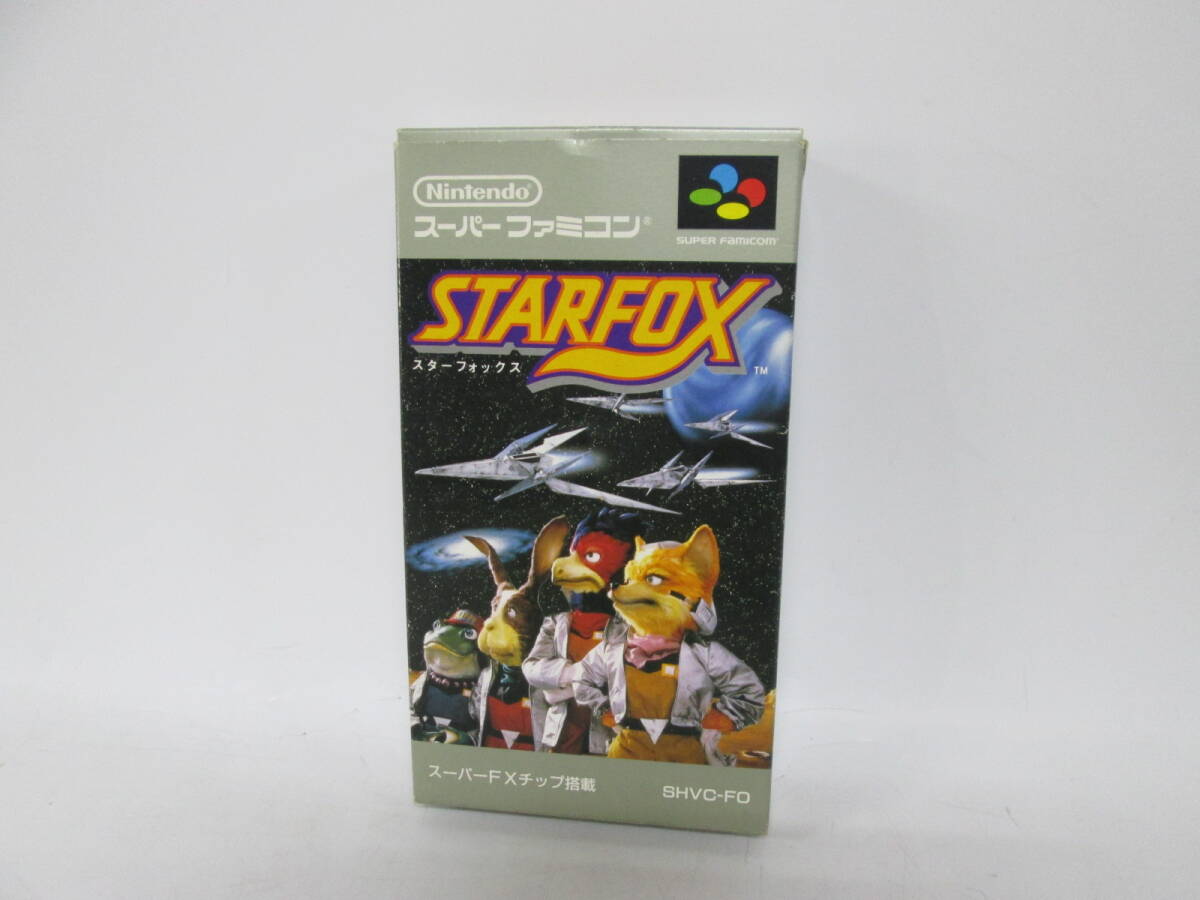 【0412h Y0747】 スーパーファミコン スターフォックス STAR FOX SHVC-FO 任天堂 アクション 箱・説明書付 スーファミ 動作未確認 ジャンクの画像6