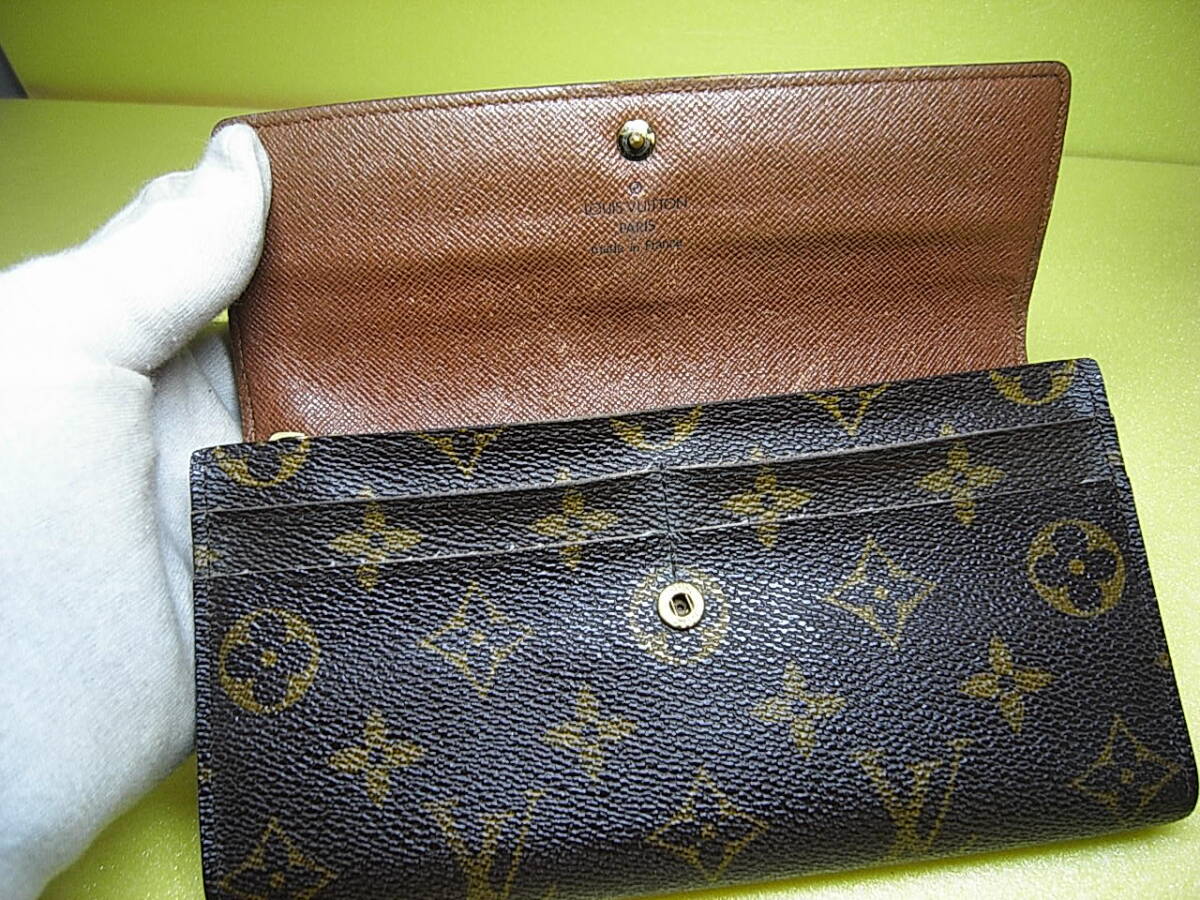 ★★ 最終ぅ値下げ！！★★【 LOUIS VUITTON 】ルイ ヴィトン ポルトフォイユ サラ ファスナー 長財布 ★★M61734★★_画像6