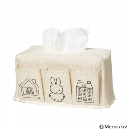 *GLOW( Glo u)2024 year 6 month number appendix miffy Miffy 3 pocket tissue BOX cover unused *