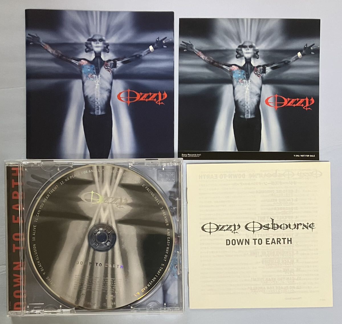 オジーオズボーン「ダウン・トゥ・アース」OZZY OSBOURNE / DOWN TO EARTH 国内盤帯付CD ハードロック ヘヴィメタル HEAVY METAL HARD ROCK_画像7