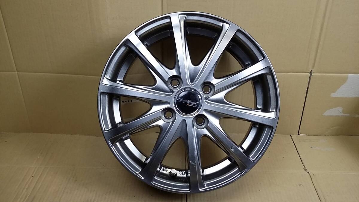 ☆MANARAY SPORT Euro Speed 14×4.5J +45 100-4H 4本 ムーヴ タント ミラ ウェイク キャンバス ワゴンR デイズ NBOX アルト ラパン等☆の画像3