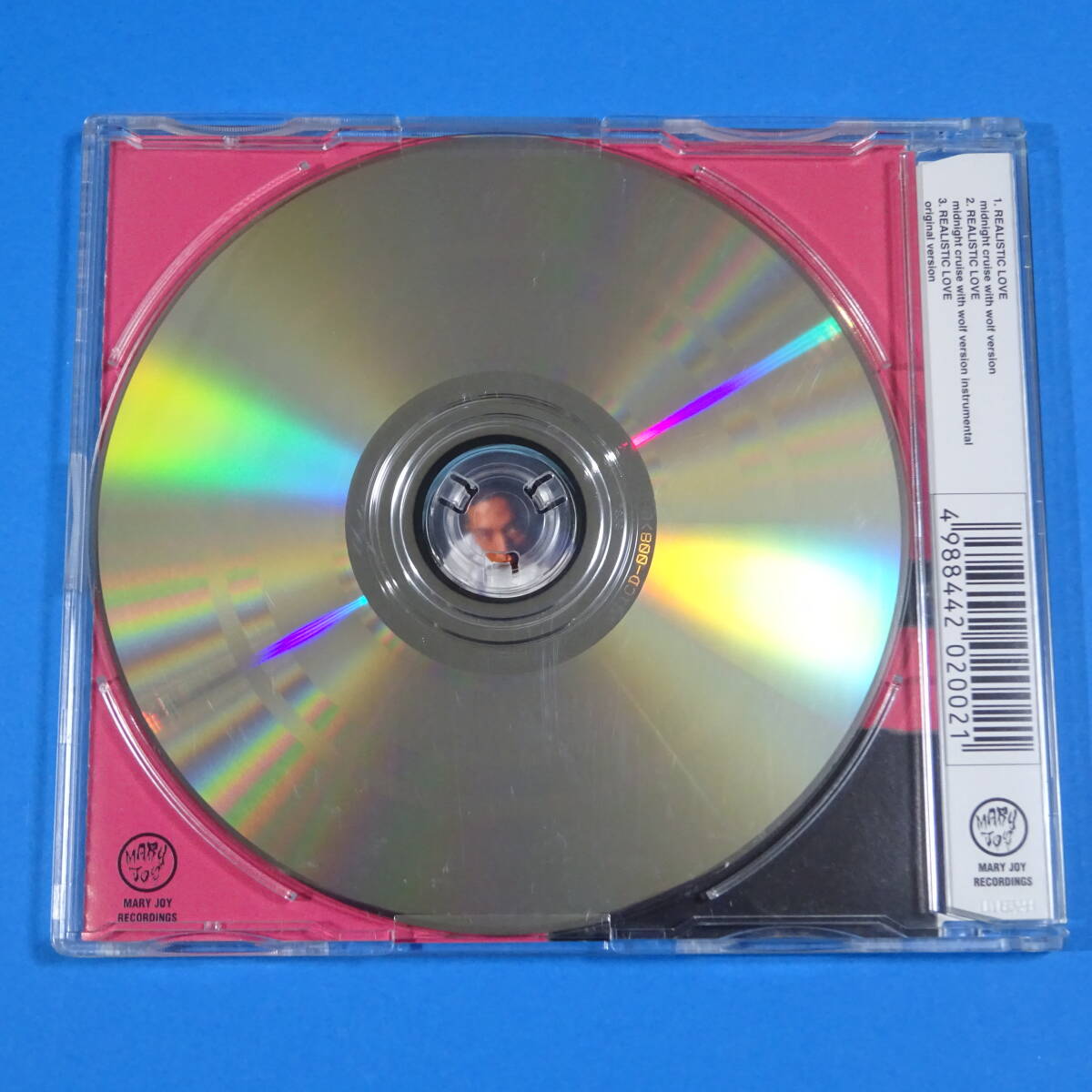 CD E.G.G. MAN / REALISTIC LOVE 1997年 日本盤 シングル盤 日本語ラップ ヒップホップの画像2