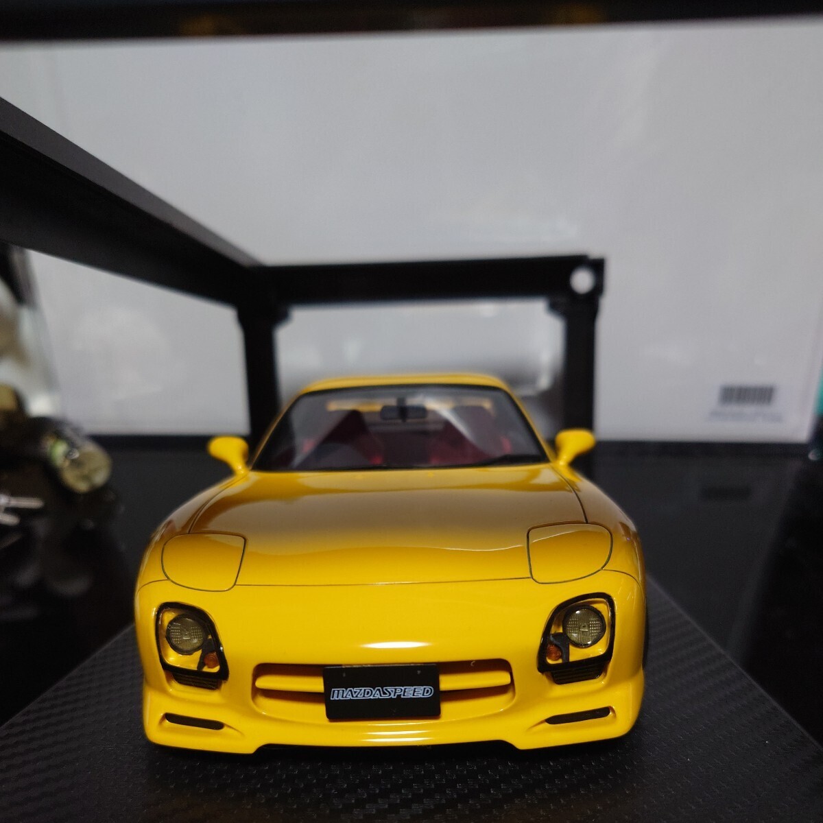 Mazda RX-7 （FD3S） Mazda Speed Aspec Yellow （Scale） （1/18スケール IG0294）_画像2