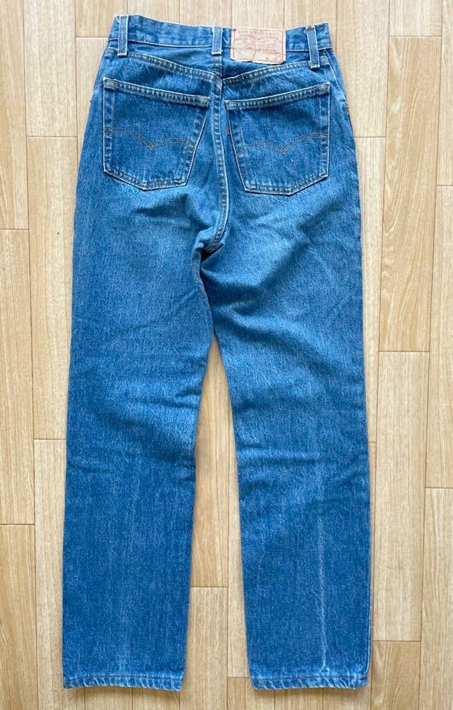 80s　USA製　アメリカ製　Levi's 26501-0119　リーバイス　ストレート　デニムパンツ　ジーパン　ボタンフライ　W29 L38　ユニセックス_画像1