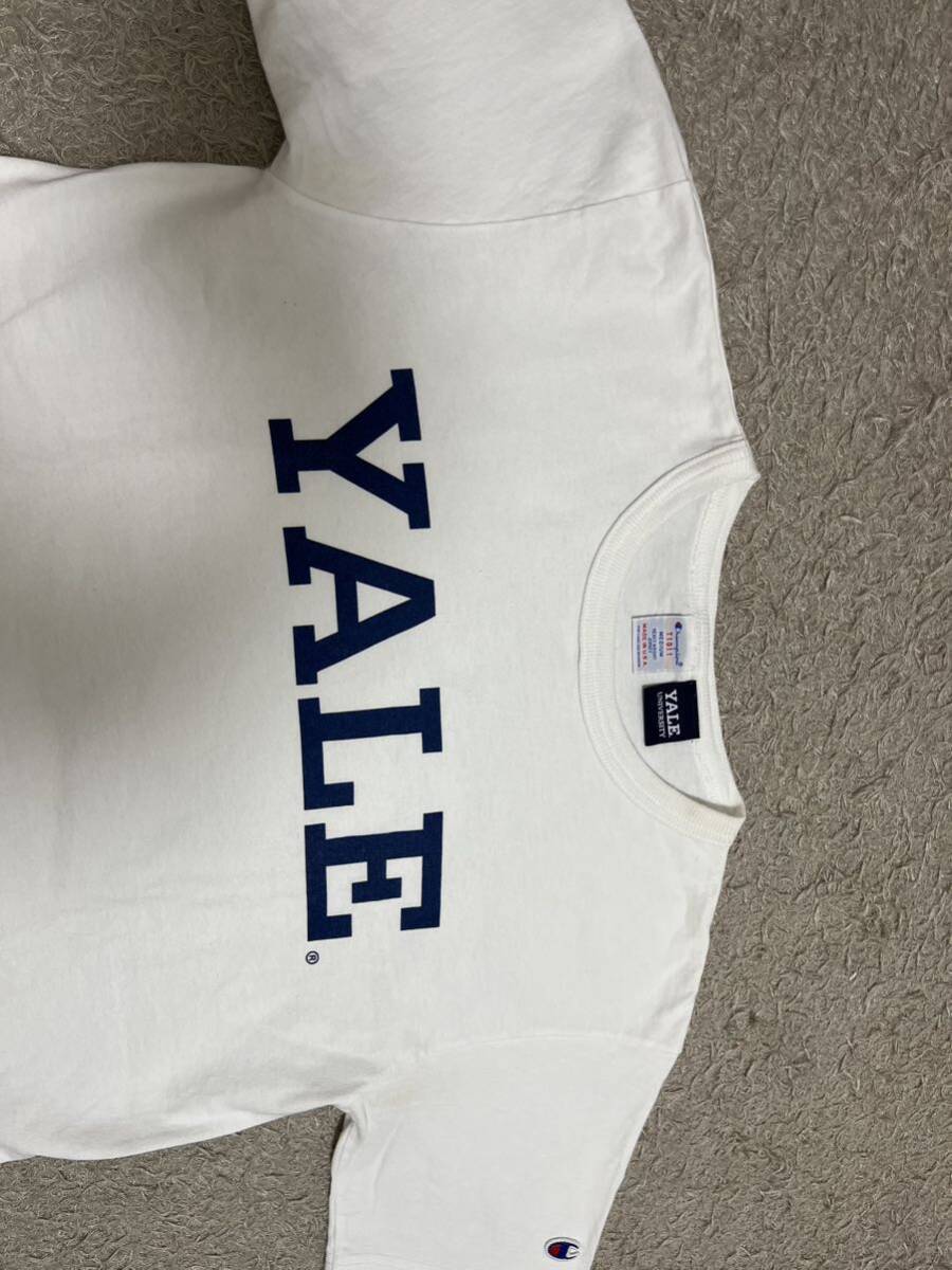 Champion t1011 Tシャツ チャンピオン アメリカ製 USA製 yale リバースウィーブ vintage 好きにの画像2