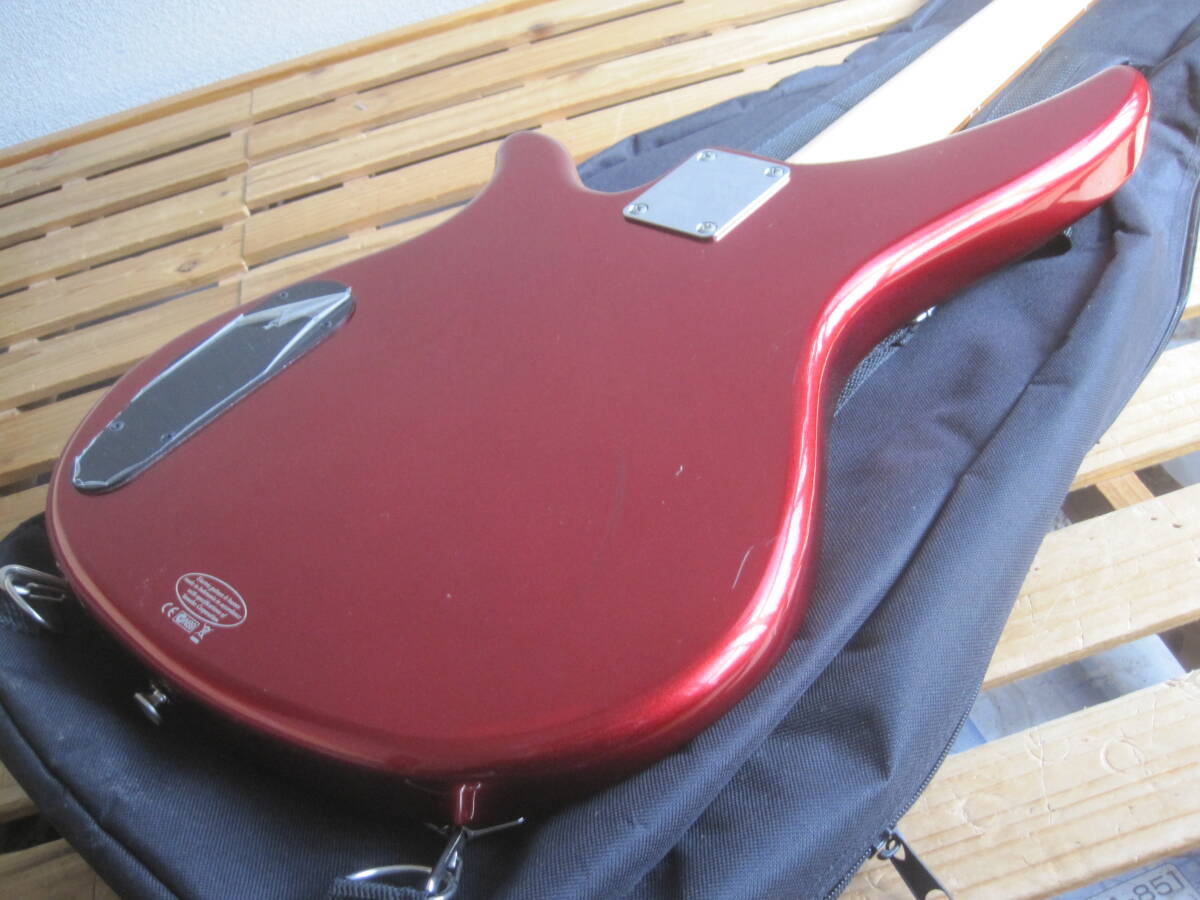 YAMAHA(ヤマハ)RBX 170 メタリックレッド★PJタイプ エレキベース 中古品 ソフトケース付_画像6