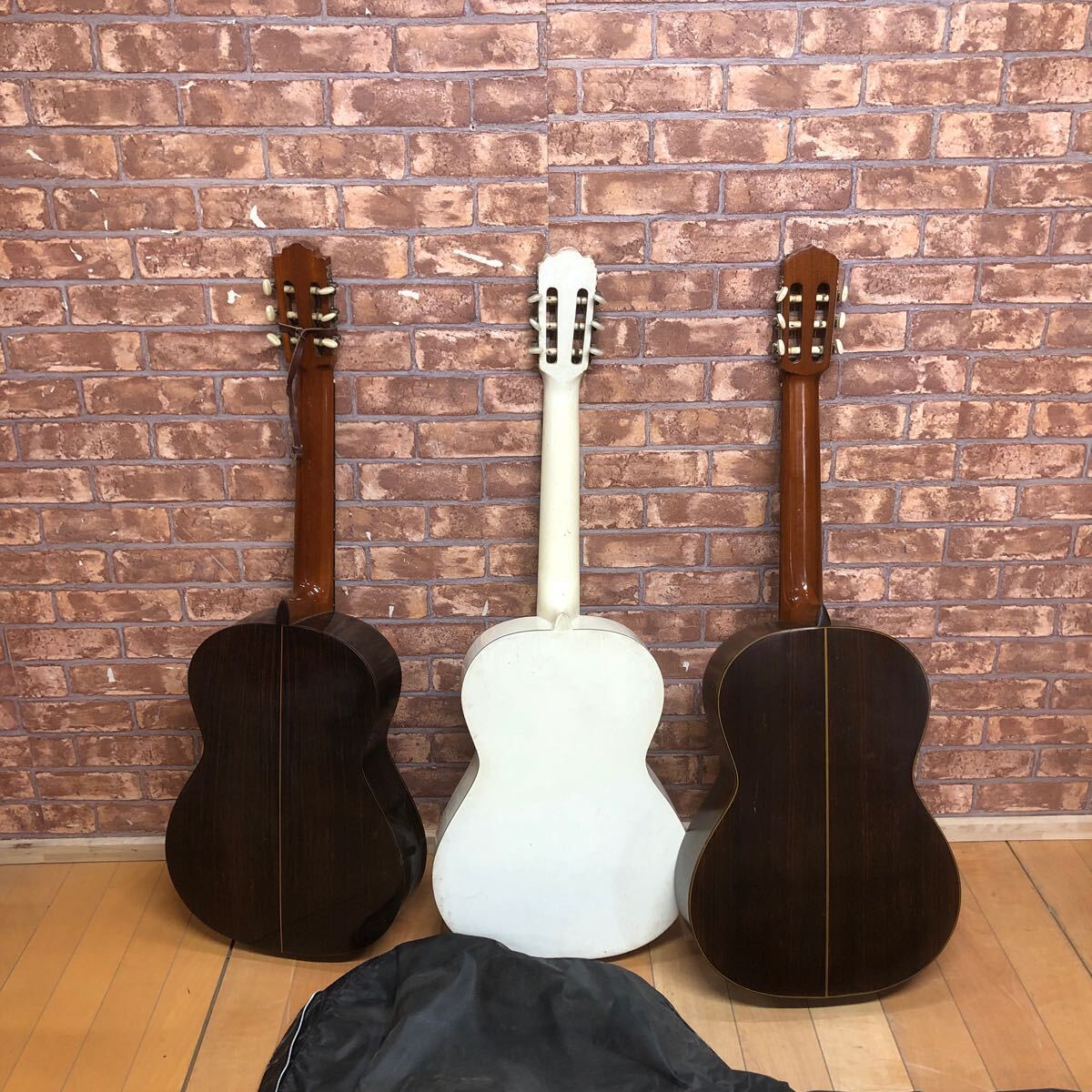 961　まとめて　クラシックギター　3本　VICTORIA　/　ホワイトギター　camco　/　SHINANO　日本製　ジャンク　現状渡し_画像8