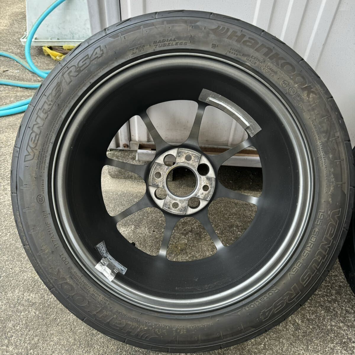 RAYS CE28 CLUB RACER 15インチ 7j +38 PCD100 4H Hankook ventus RS4 195/50R15 ロードスター フィット デミオ_画像8