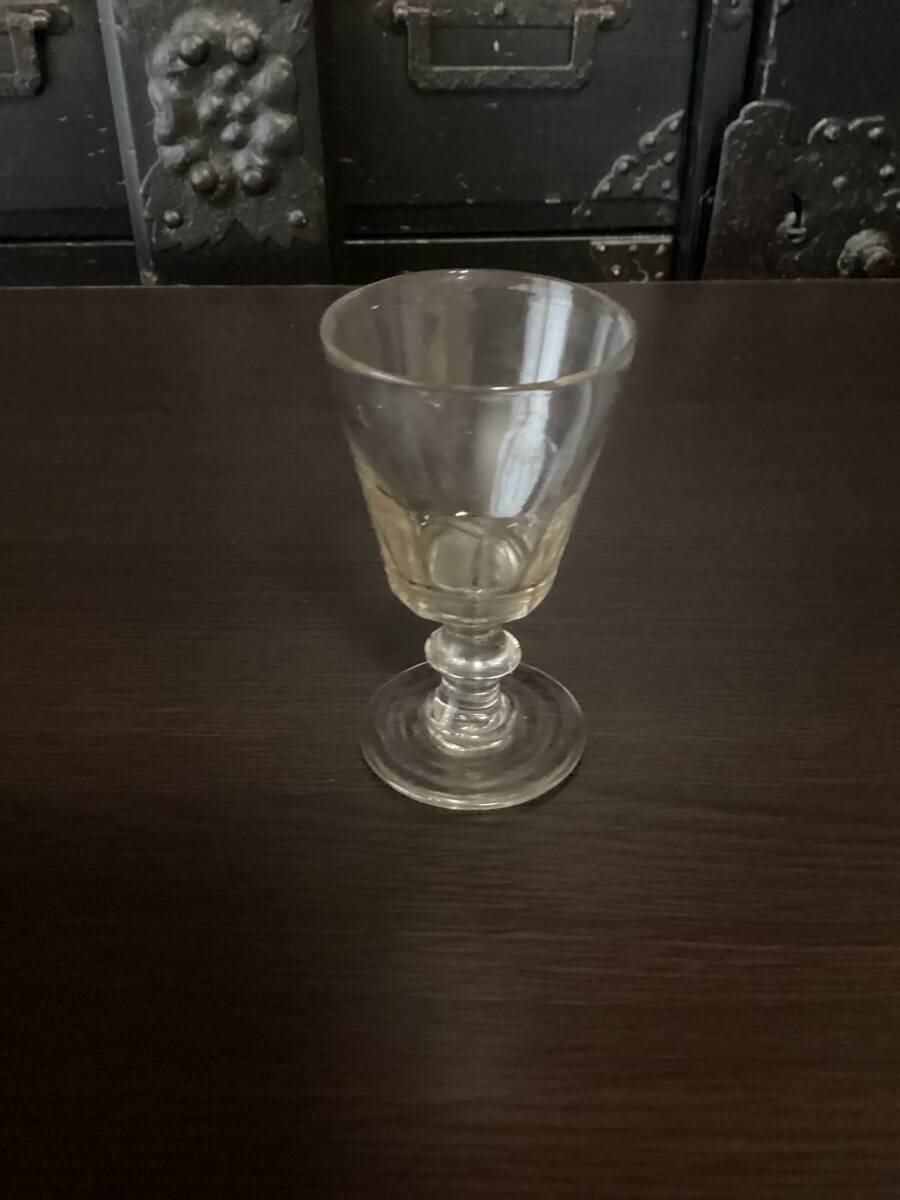 アンティーク グラス リキュールグラス ショットグラス ウランの画像1