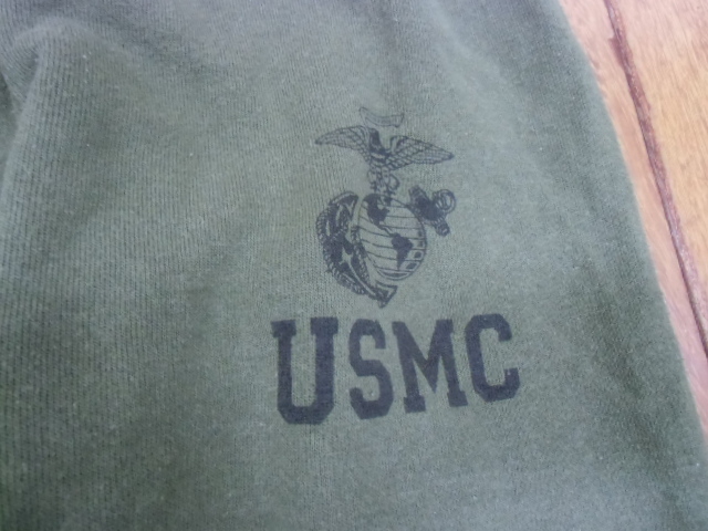 17-T ミリタリー コンバット サバゲー アメカジ 米軍放出品 USMC トレーニング パンツ ウェア トレーナー スウェット 海兵隊 MARINE S_画像3