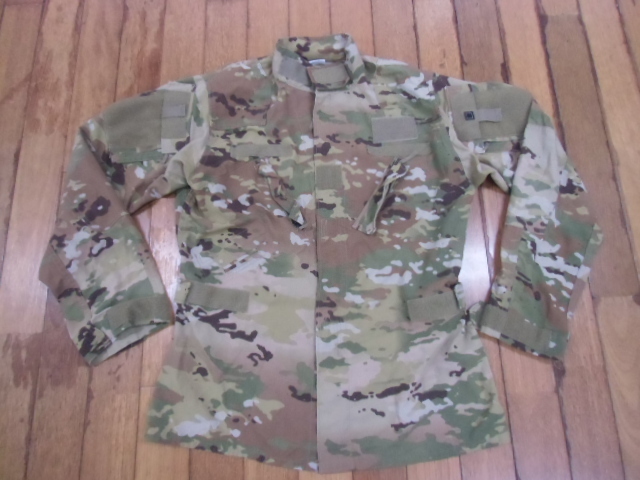 K-10 ミリタリー サバゲー 米軍放出品 実物 迷彩服 作業服 US ARMY ジャケット マルチカム シャツ カモフラ コンバット コスプレ L-Lの画像1