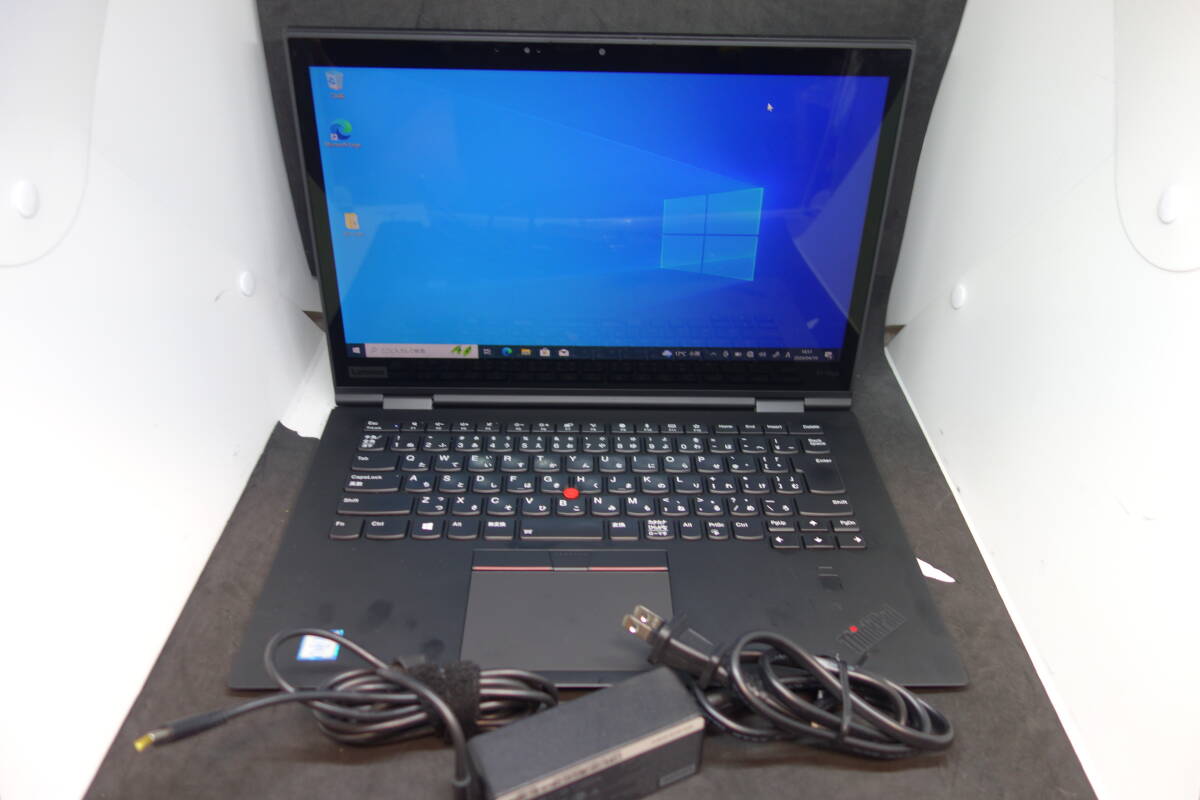 （318）Lenovo ThinkPad X1 Yoga 2in1 20LE-S3482L Core i7 8650U 1.90GHz/16GB/512GB 14インチ タッチパネル ソフト400本バンドルの画像1