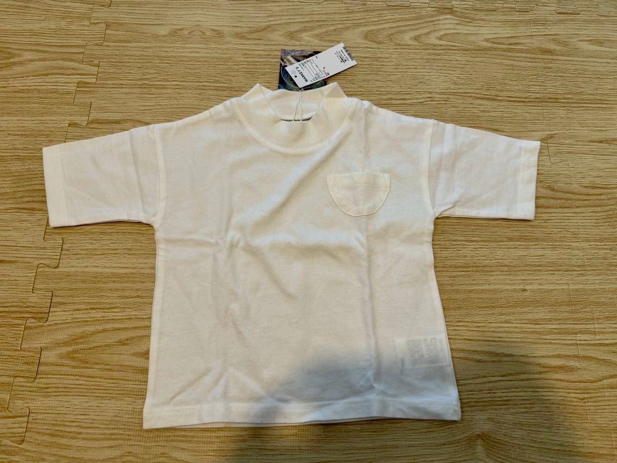 マーキーズ　半袖Tシャツ　シンプルTシャツ　白Tシャツ　100 新品 ホワイト カットソー