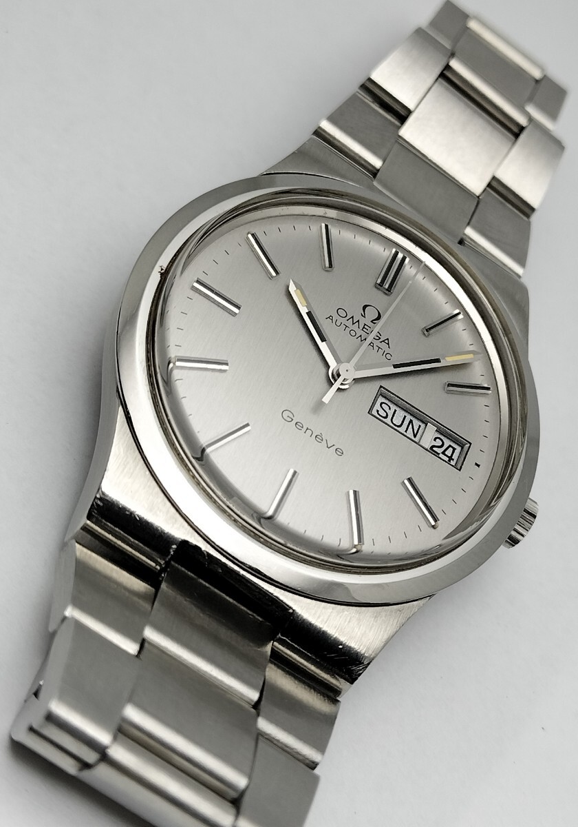 美品 紳士用 オメガ ジュネーブ 自動巻き腕時計 メンテナンス済の画像5