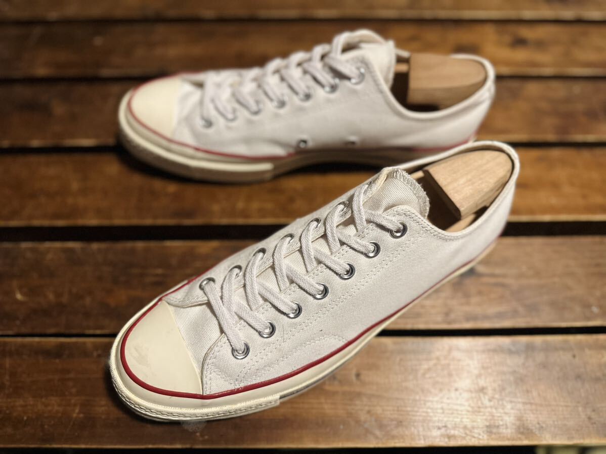 コンバース chuck Taylor チャックテイラー ct70 オールスター CONVERSE 三ツ星 OX ローカット LOW 28.5 の画像2