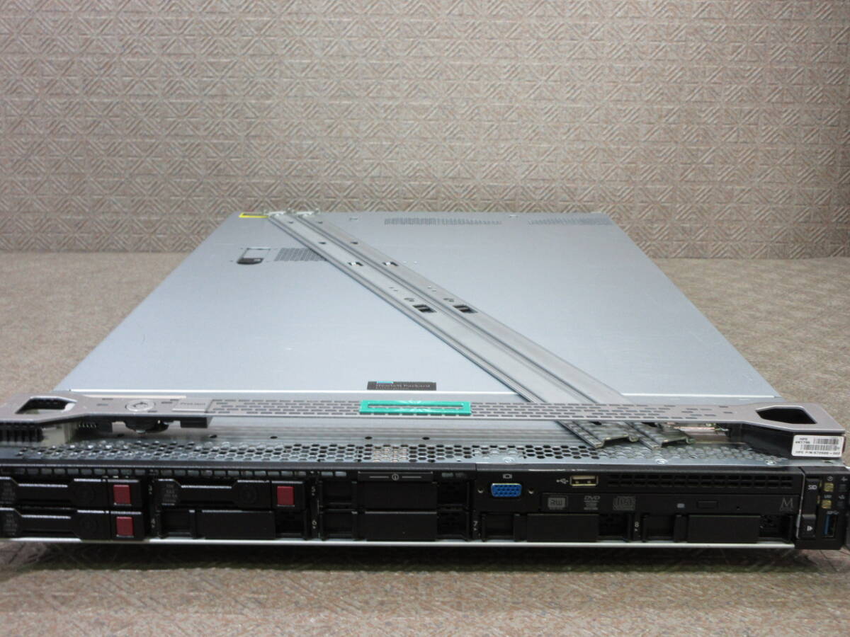 【ストレージ無】HP ProLiant DL360 Gen9 / Xeon E5-2637v4 3.50GHz ×2CPU / mem 128GB (32GB *4) / RAID P440ar / DVDマルチ / No.T743の画像2