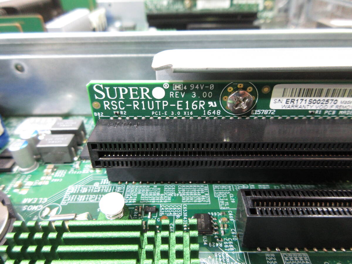 【HDD無】SGI SuperServer CMN2112-217-20【Xeon E5-2667v4 3.2G ×2基/64GB/Supermicro X10DRT-PIBF】×4セット(CPU*8/mem256GB) No.T020_画像6