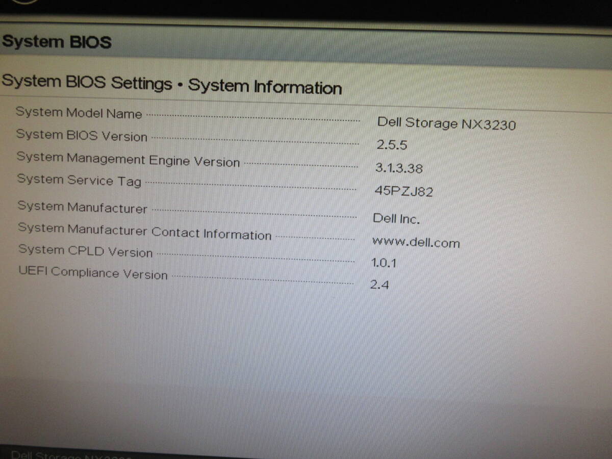 【※ストレージ無し】DELL NX3230 / Xeon E5-2630v3 2.40GHz / 32GB / PERC H730P mini / No.T972の画像8