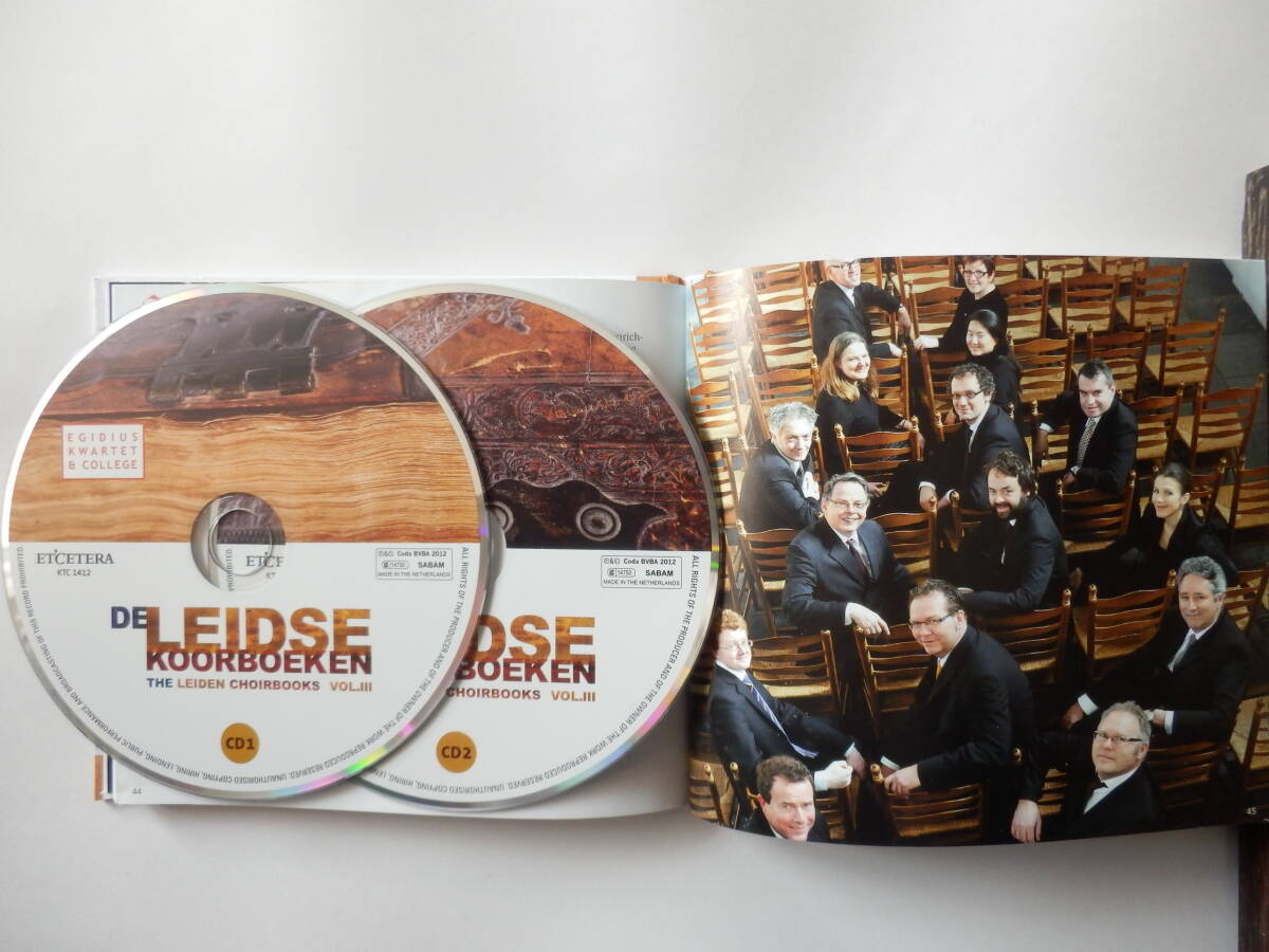 2CD/ルネサンス- ポリフォニー/ライデンのクワイアブックの音楽 3/Egidius Kwartet & College- De Leidse Koorboeken- Leiden Choirbooks 3の画像3