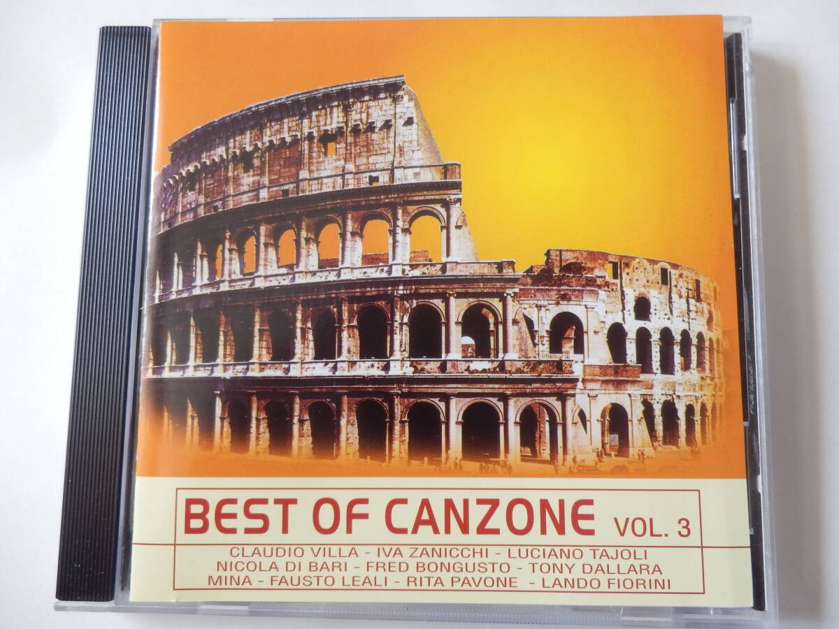 CD/イタリアン-ポップ/カンツォーネ/Canzone Best/イーヴァ.ザニッキ/ミーナ/ファウスト.レアーリ/リタ.パヴォーネ/ニコラ.ディ.バリ 他/d_画像1