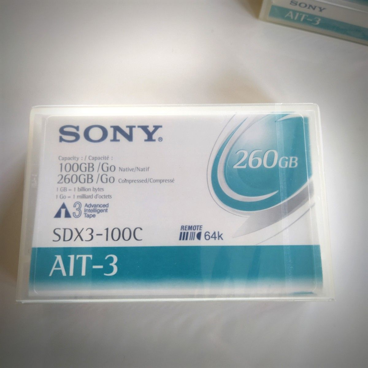 【新品】ソニーDAT SDX3-100C AIT-3 100GB 