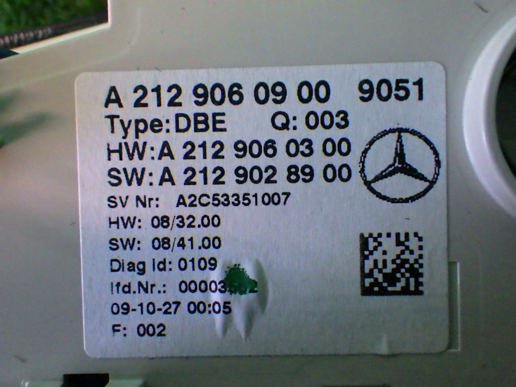  Benz E550 Wagon [W212 предыдущий период ] sunroof переключатель свет в салоне A2129060900