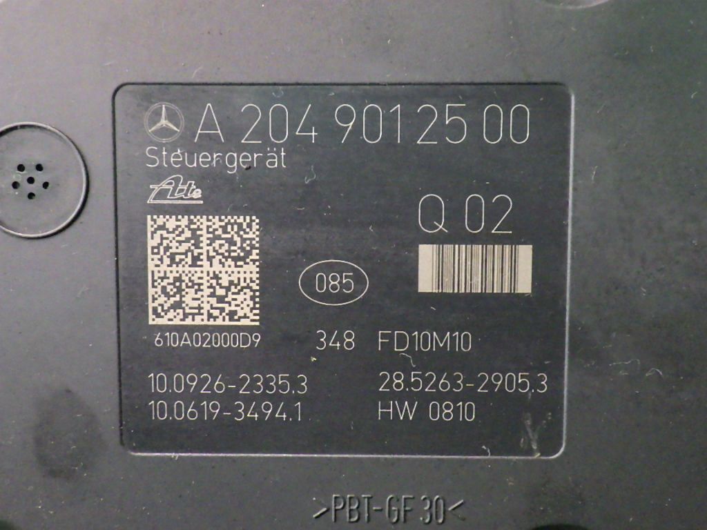 ベンツC200ワゴン[W204前期]ABSユニット A2044312012 ESP アクチュエーターの画像5